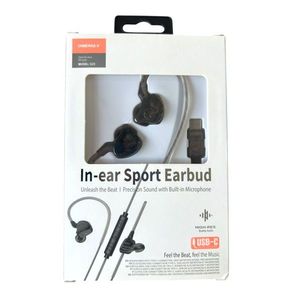 Auriculares deportivos intrauditivos con conector USB-C, audio de alta resolución para teléfonos y tabletas - Product Image 1