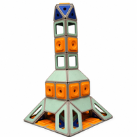 Balok Bangunan Magnetik Busa Raksasa untuk Anak-anak, Set Peralatan Bermain Indoor dengan Rintangan Lunak, 683 Pcs