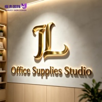 Lettres lumineuses 3D personnalisées en acier inoxydable de qualité supérieure, rétroéclairées par halo, pour enseigne murale commerciale et décoration professionnelle