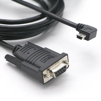Cable Adaptador Convertidor USB 2.0 a RS232 Serial DB9 Transparente con Chipset FTDI FT232RL de 1.8m, Plug and Play para Windows y Mac