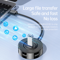 Hub USB 2.0 4 ports 480 Mbps, adaptateur multiport avec entrée d'alimentation Micro USB pour ordinateur portable, disque dur, souris, clavier OEM