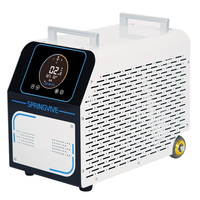 Bain de glace moderne pour la récupération, tout-en-un, avec refroidisseur automatique, pompe intégrée, compact, peu encombrant, léger et portable