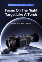 Caméra thermique à zoom optique 7x et monoculaire de vision nocturne infrarouge avec étanchéité IPX4 pour la chasse tactique en plein air