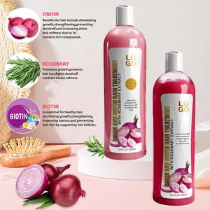 Shampoo- und Spülungsset mit Zwiebel, Biotin und Rosmarin gegen Haarausfall und dünner werdendes Haar – Parabenfreies Haarpflegeset für Haarwachstum - Product Image 4