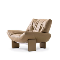 Fauteuil de salon moderne de luxe avec rembourrage doux pour salon, chambre, appartement, suite d'hôtel