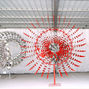 Glasvezel Beeldje Kinetische Sculptuur 3d Kolibrie/Perpetuum Motion Machine Kinetische Sculptuur/Kinetische Spinner Wind Metaal - Product Image 4