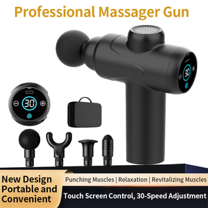 Mini Súng massage, cầm tay Bộ gõ sâu mô massager với độ nét cao LCD cảm ứng hiển thị, nhiều đầu massage - Product Image 2