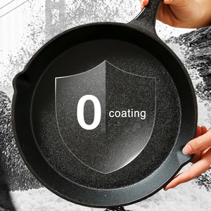 Cast Iron Skillet Heavy-Duty Professional Restaurant Chef Quality Pre-Seasoned <strong>Pan</strong> Mini Non-stick <strong>Grill</strong> <strong>Frying</strong> <strong>Pan</strong> <strong>with</strong> Handle - Product Image 2