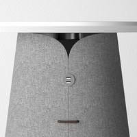 Table basse ronde minimaliste en bois pour bureaux commerciaux, mobilier de maison et espaces de coworking
