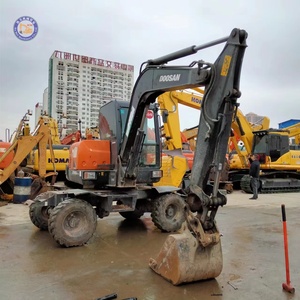 Excavatrice sur pneus d'occasion Corée, Excavatrice DOOSAN DX60, DOOSAN DH210W-7, 150W-7, 21 tonnes, hydraulique, stable - Product Image 1