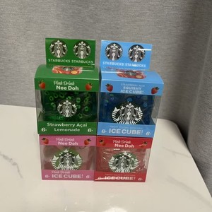 Jouet Squishy Tendance 2026 Ice <span class=keywords><strong>Cube</strong></span> Needoh Starbuck, Balle Sensorielle à Presser à Haute Élasticité et Texture Lourde, Idéal pour Cadeau de Bureau - Product Image 2