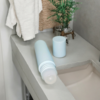 20ml Fond Bleu Roller Ball PP Bouteille en plastique Vide Huile Essentielle Déodorant et Anti-Transpirant Roller Ball Container