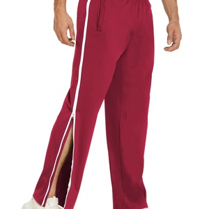 Pantalon de survêtement décontracté pour homme, taille mi-haute, coupe ample, avec poches, design détachable, fermetures éclair latérales et boutons-pression, idéal après une intervention chirurgicale - Product Image 5