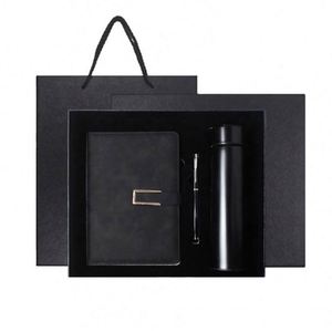 Wholesale Promotional Corporate Leather Notebook Gift Set With Pen and Bottle Customized Luxury A5 Journal Stationery Note <b>Book</b> - Product Image 2