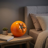Lampe de table en verre LED créative de style nordique moderne avec alimentation secteur pour la décoration de la maison