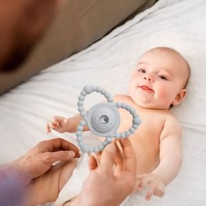 Juguete de Sonajero de Silicona de Grado Alimenticio Unisex para Bebés, Mordedor Educativo Musical Sin BPA, Regalo para Recién Nacidos de 0 a 24 Meses, Suave para Bebés - Product Image 2