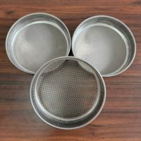 Ensemble de tamis de sol de qualité supérieure / Tamis pour granulats / Ciment / Sable / Béton – Garantie 1 an – Équipement d'essai de sol