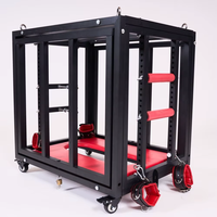 Cage d'isolement BDSM en métal avec verrouillage pour bondage et contraintes extrêmes - Mobilier de jeu pour adultes