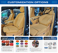 Siège conducteur avant personnalisé, amélioré, chauffant, ventilé, réglage électrique, compatible airbag pour Mercedes Vito