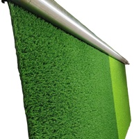 Meisen Hochdichter Zweifarbiger Grüner Kunstrasen 50mm 17000dtex für Outdoor Fußball Spielfeld Padel Tennis Sport Rasen