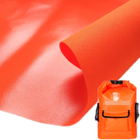Tela Oxford de poliéster 600D recubierta de TPU impermeable sellada soldable para bolsa inflable para botes al aire libre