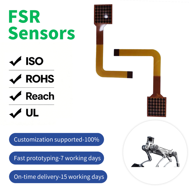 Soushine Smart FSR Sensor Mat Thin Film Pressure Sensor 36 Point Matrix FSR Sensor Mat for Robot Brain Computer Interface