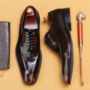 Zapatos de cuero brillante para hombre, los más vendidos - zapatos Oxford formales de negocios - Product Image 2