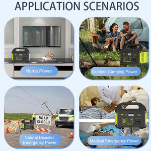 Station d'alimentation portable 500W avec batterie LiFePO4, générateur <span class=keywords><strong>solaire</strong></span> pour la maison, les situations d'urgence météorologiques et les loisirs en plein air - Product Image 5