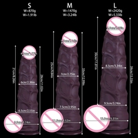 Dildo anal extra large en silicone épais, réaliste, en forme de hippocampe, pour hommes et femmes, pour la masturbation et l'expansion de la chambre postérieure