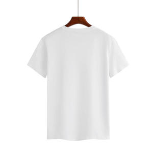 T-shirt da uomo in cotone morbido 200 GSM con sensazione di biancheria intima di base bianca a sublimazione con maniche corte - Product Image 3