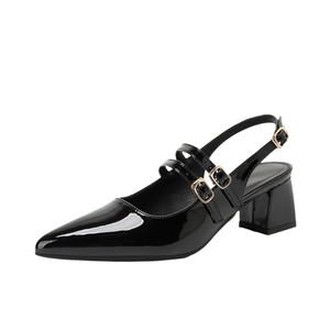 Sandali Donna Senza Tallone Misura Europea, Nuovi Modelli Estivi 2025 Stile Francese, Punta Chiusa, Mary Jane <span class=keywords><strong>con</strong></span> <span class=keywords><strong>Tacco</strong></span> Grosso - Product Image 5