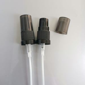 בקבוק זכוכית ענבר 50 מ "ל קפור ספייר זכוכית חומה בקבוק מרוסס עם 18/415 שחור פלסטיק - Product Image 5