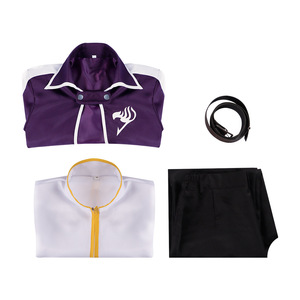 Disfraz de Fairy Tail Jellal, conjunto de pantalones y abrigo morado, traje de juego de rol de Anime para Halloween - Product Image 3