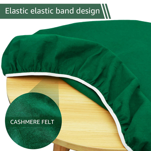 Vòng Khăn trải bàn trò chơi bảng Topper Mat Vòng đàn hồi phù hợp với trò chơi cảm thấy Poker được trang bị bảng vải bảo vệ cảm thấy Thẻ bảng trò chơi Bìa - Product Image 4