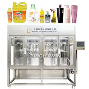 Automatic soup bottle filling machine equipment with video