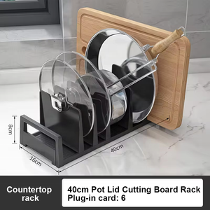 Escurridor de platos de aluminio para el hogar, accesorios de cocina, escurridor de estante de placa negra - Product Image 3