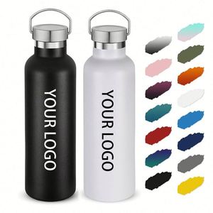 Bouteille d'eau isotherme portable en acier inoxydable à large ouverture, moderne et de haute qualité, avec logo personnalisé, cadeau de remise de diplôme pour la Journée des enseignants 2026 - Product Image 3