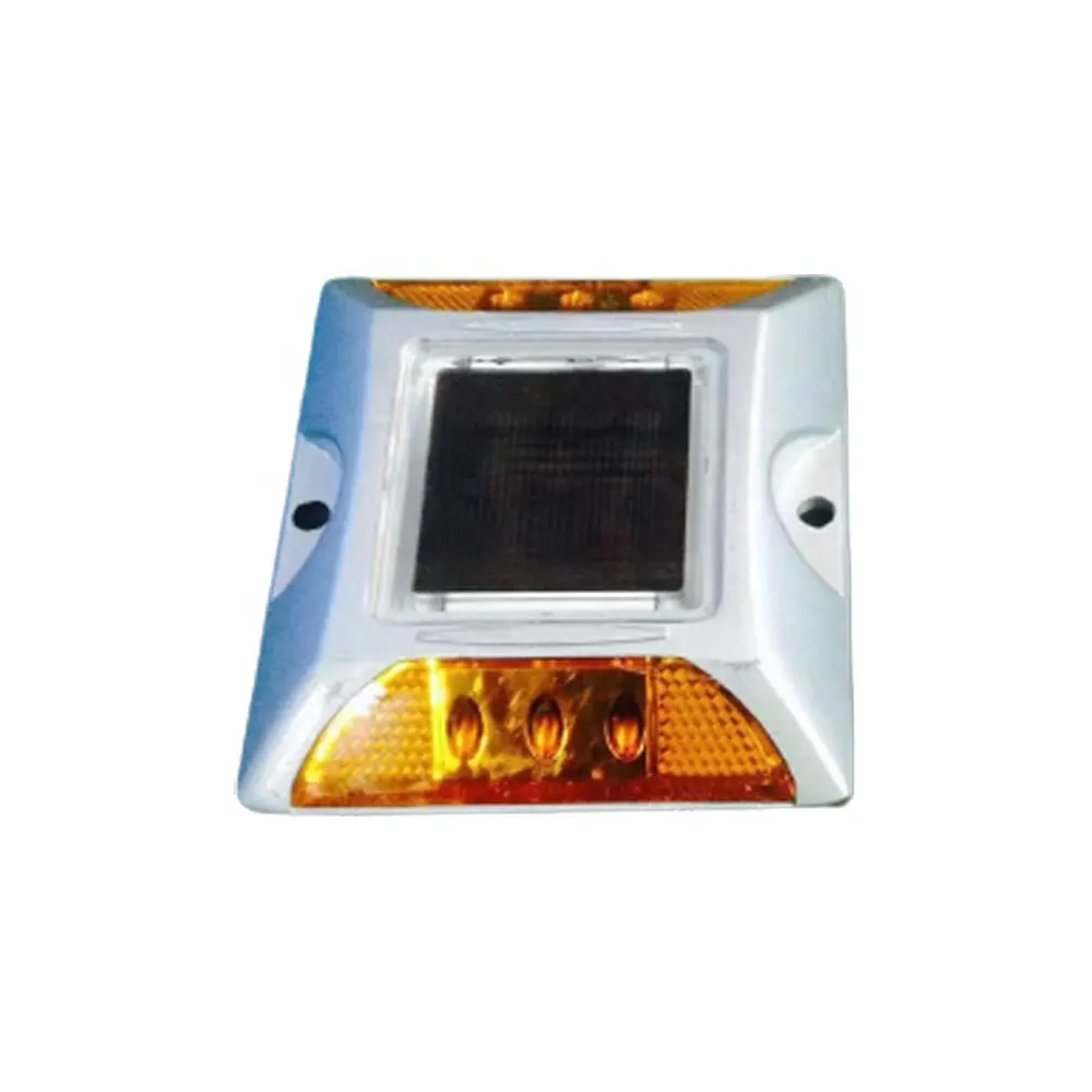 Suministro de fábrica Perno de carretera solar LED de tráfico de carretera reflectante de doble cara
