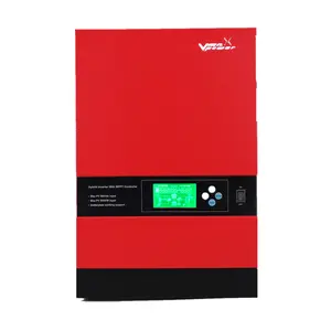 Vmaxpower PV 1800 DC 24v 3kva 2400w Hybrid Solar Inverter for Power System Multi-Function Inverter Comprehensive LCD Display