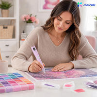 Vente directe usine – Stylo électrique lumineux à faible bruit pour peinture diamant, recharge USB-C, 4 embouts interchangeables – Meilleures ventes