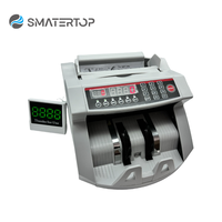 Compteur de factures USD/EUR/IQD/TRY 2108 écran LCD UV/MG multi-devises Machine de comptage détecteur de trésorerie compteur d'argent compteur de factures
