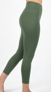 Leggings Deportivos de Cintura Alta para Mujer, Color Matcha Latte, Personalizados OEM, Pantalones de Yoga de Compresión, Ropa Deportiva - Product Image 4