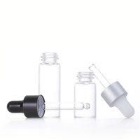 Bouteille Compte-Gouttes à Bouton Poussoir en Verre pour Teinture, Huile Essentielle ou Parfum, en Cristal – Formats 1ml, 2ml, 3ml, 5ml