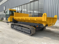 Nouveau transporteur sur chenilles en acier de 6 tonnes Dumper chenillé