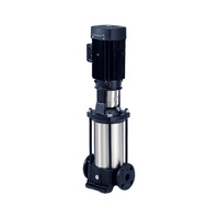 Pompe centrifuge verticale multi-étages Grundfos en acier inoxydable haute pression pour l'alimentation en eau et le refroidissement