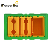 Nouvelle ruche d'accouplement miniature Menger Bee B-23 rouge/jaune en HDPE+PP à 4 cadres pour l'élevage des reines, garantie 6 mois, apiculture