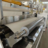 Machine d'extrusion et de coulée de feuilles et plaques en PP, PE, TPO, EVA, PVC, TPE, TPU, TPR, HDPE de 2m à 4m avec contrôle PLC - Chine