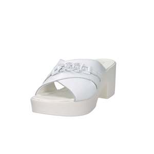 Cinzia <b>Soft</b> Women's Heeled Slipper White IAF203519 - Product Image 1