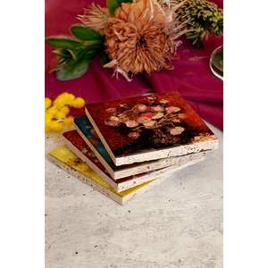 Juego de 4 Posavasos de Piedra de Vincent Van Gogh, VanGogh01, Decoración del Hogar - Product Image 2