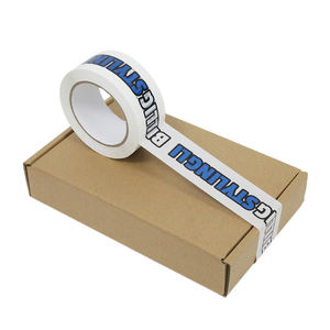 Logo personalizzato di marca stampato imballaggio nastro Fragile con logo aziendale OPP imballaggio nastro - Product Image 3
